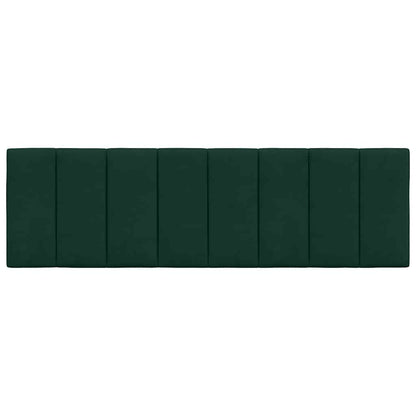 vidaXL Kopfteil-Kissen "Hanko" Dunkelgrün 160 cm Samt