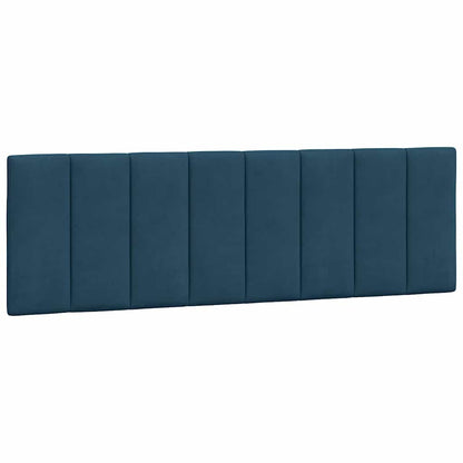 vidaXL Kopfteil-Kissen "Hanko" Blau 160 cm Samt
