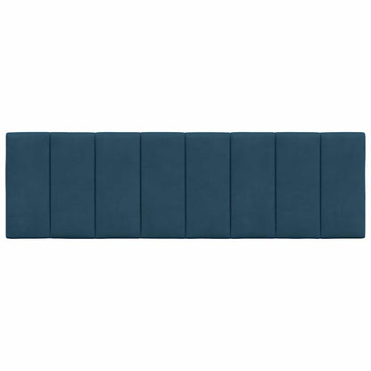 vidaXL Kopfteil-Kissen "Hanko" Blau 160 cm Samt