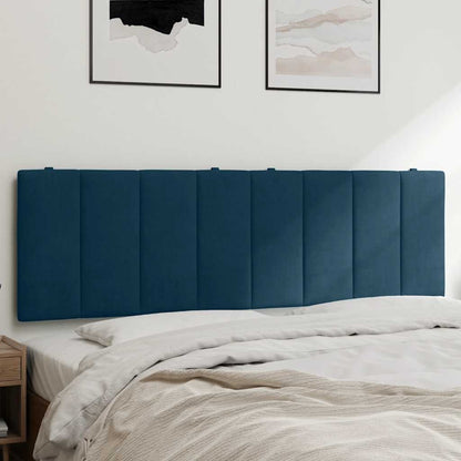 vidaXL Kopfteil-Kissen "Hanko" Blau 160 cm Samt