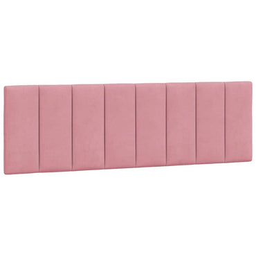 vidaXL Kopfteil-Kissen "Hanko" Rosa 160 cm Samt
