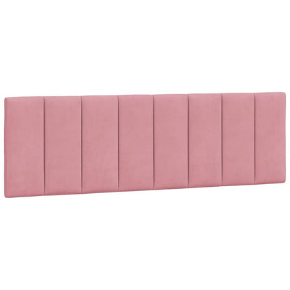 vidaXL Kopfteil-Kissen "Hanko" Rosa 160 cm Samt