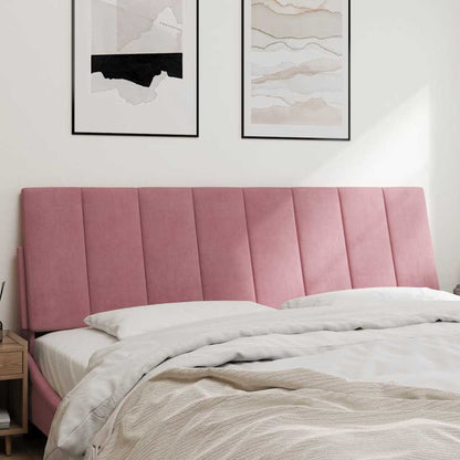 vidaXL Kopfteil-Kissen "Hanko" Rosa 160 cm Samt