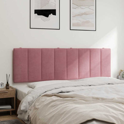 vidaXL Kopfteil-Kissen "Hanko" Rosa 160 cm Samt