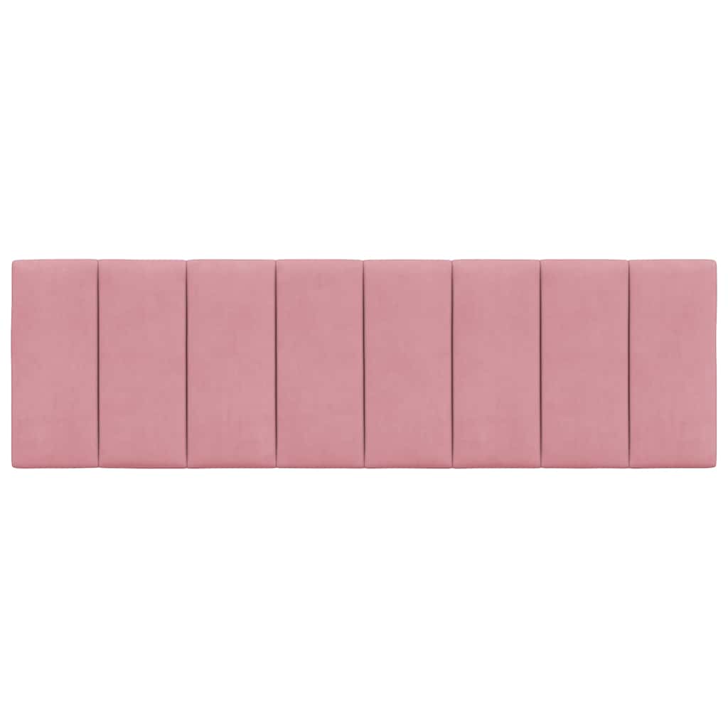 vidaXL Kopfteil-Kissen "Hanko" Rosa 160 cm Samt