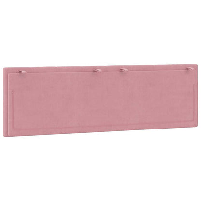 vidaXL Kopfteil-Kissen "Hanko" Rosa 160 cm Samt