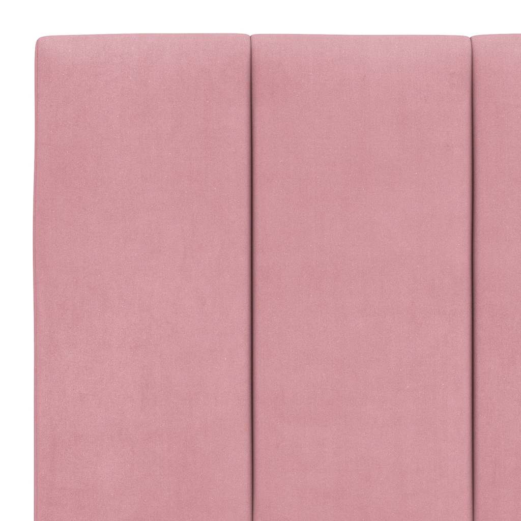 vidaXL Kopfteil-Kissen "Hanko" Rosa 160 cm Samt