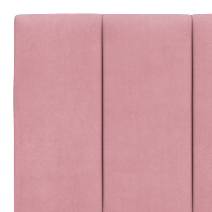 vidaXL Kopfteil-Kissen "Hanko" Rosa 160 cm Samt