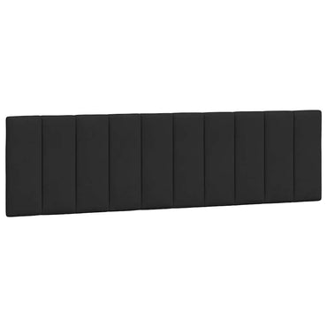 vidaXL Kopfteil-Kissen "Hanko" Schwarz 180 cm Samt