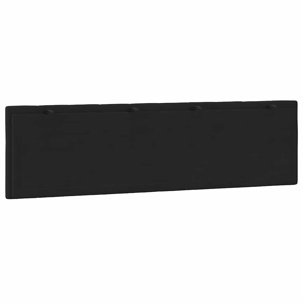 vidaXL Kopfteil-Kissen "Hanko" Schwarz 180 cm Samt