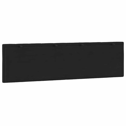 vidaXL Kopfteil-Kissen "Hanko" Schwarz 180 cm Samt