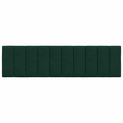 vidaXL Kopfteil-Kissen "Hanko" Dunkelgrün 180 cm Samt