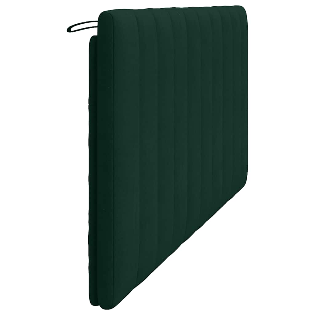 vidaXL Kopfteil-Kissen "Hanko" Dunkelgrün 180 cm Samt