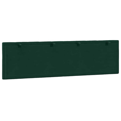 vidaXL Kopfteil-Kissen "Hanko" Dunkelgrün 180 cm Samt