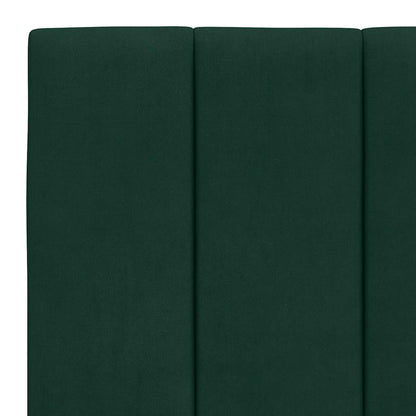 vidaXL Kopfteil-Kissen "Hanko" Dunkelgrün 180 cm Samt