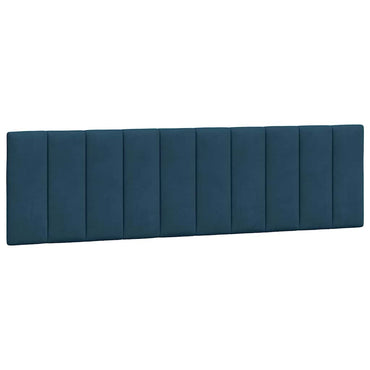 vidaXL Kopfteil-Kissen "Hanko" Blau 180 cm Samt
