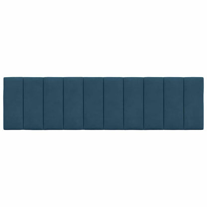 vidaXL Kopfteil-Kissen "Hanko" Blau 180 cm Samt