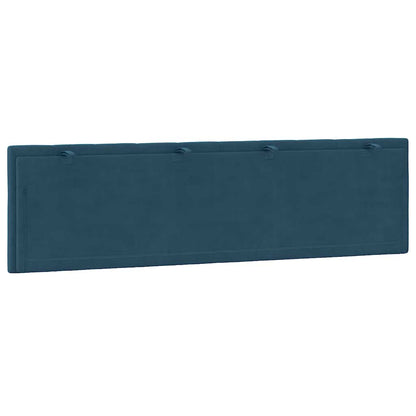 vidaXL Kopfteil-Kissen "Hanko" Blau 180 cm Samt