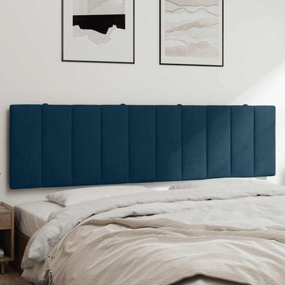 vidaXL Kopfteil-Kissen "Hanko" Blau 180 cm Samt