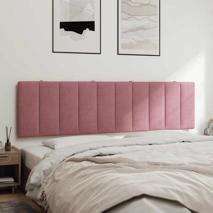 vidaXL Kopfteil-Kissen "Hanko" Rosa 180 cm Samt