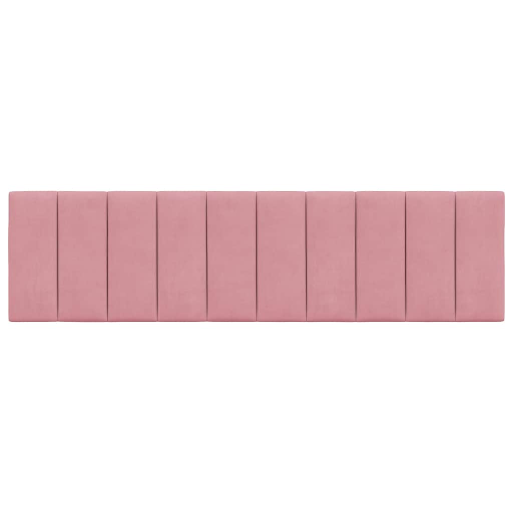 vidaXL Kopfteil-Kissen "Hanko" Rosa 180 cm Samt