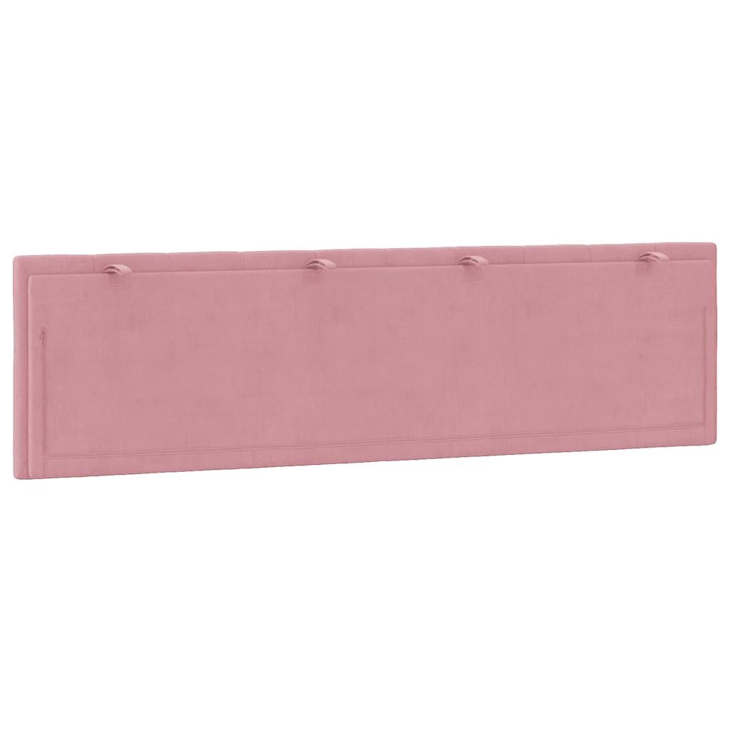 vidaXL Kopfteil-Kissen "Hanko" Rosa 180 cm Samt