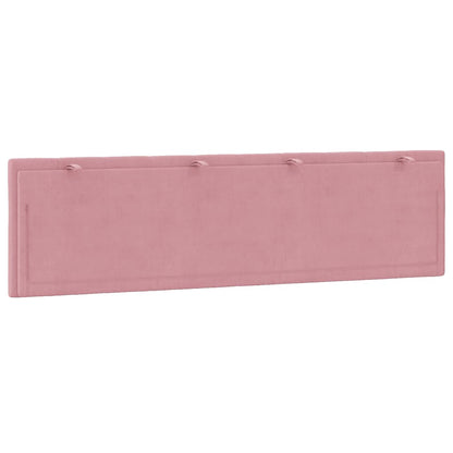 vidaXL Kopfteil-Kissen "Hanko" Rosa 180 cm Samt