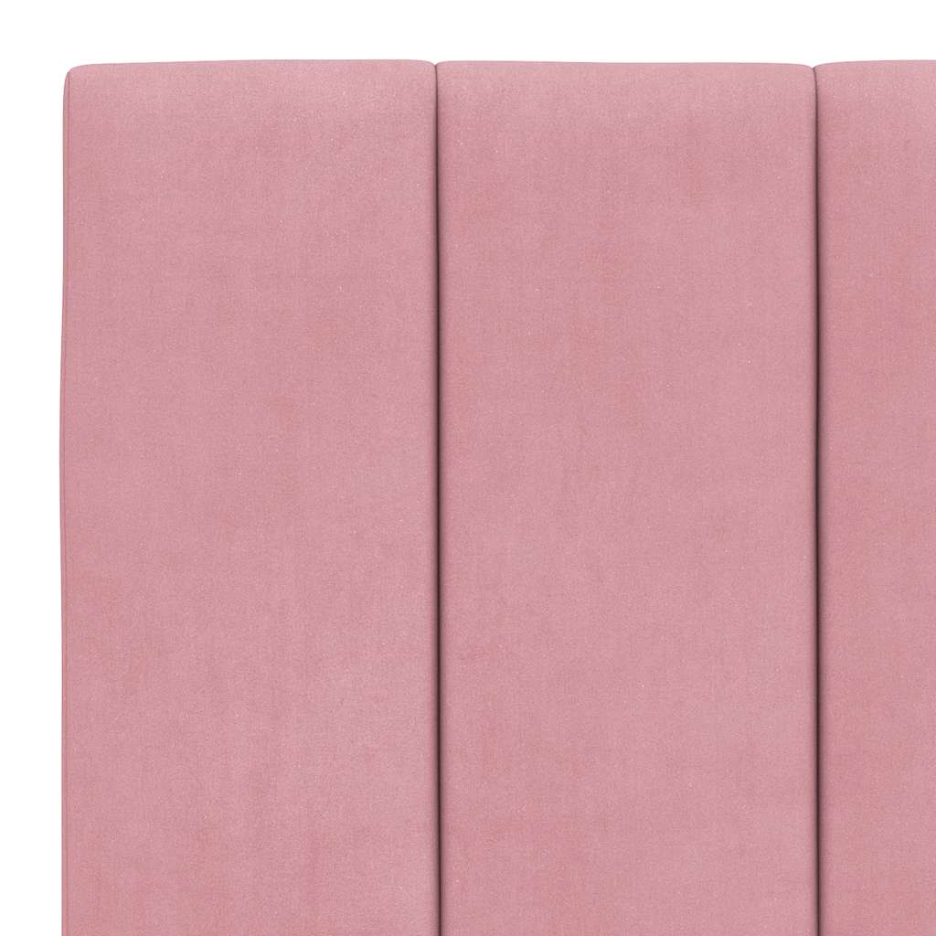 vidaXL Kopfteil-Kissen "Hanko" Rosa 180 cm Samt