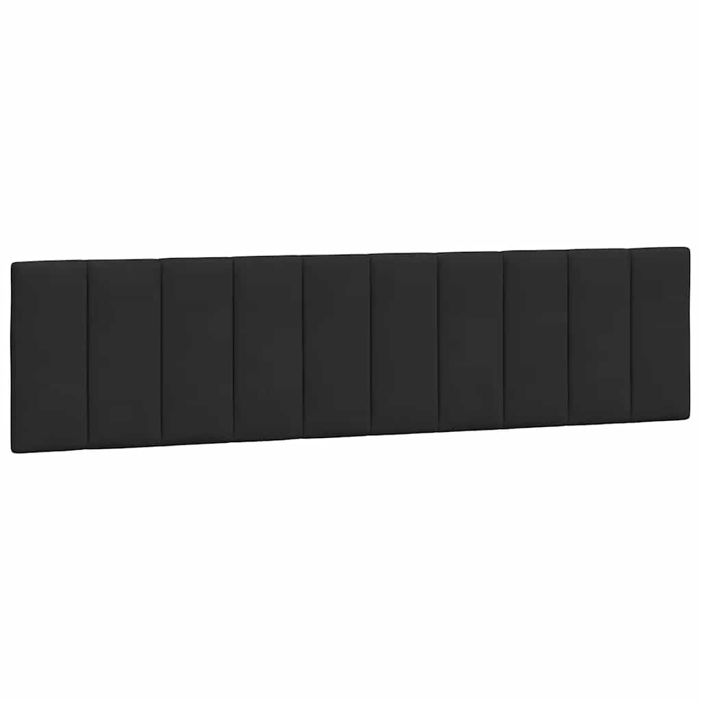 vidaXL Kopfteil-Kissen "Hanko" Schwarz 200 cm Samt