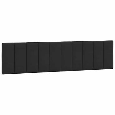 vidaXL Kopfteil-Kissen "Hanko" Schwarz 200 cm Samt