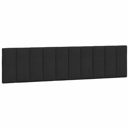 vidaXL Kopfteil-Kissen "Hanko" Schwarz 200 cm Samt