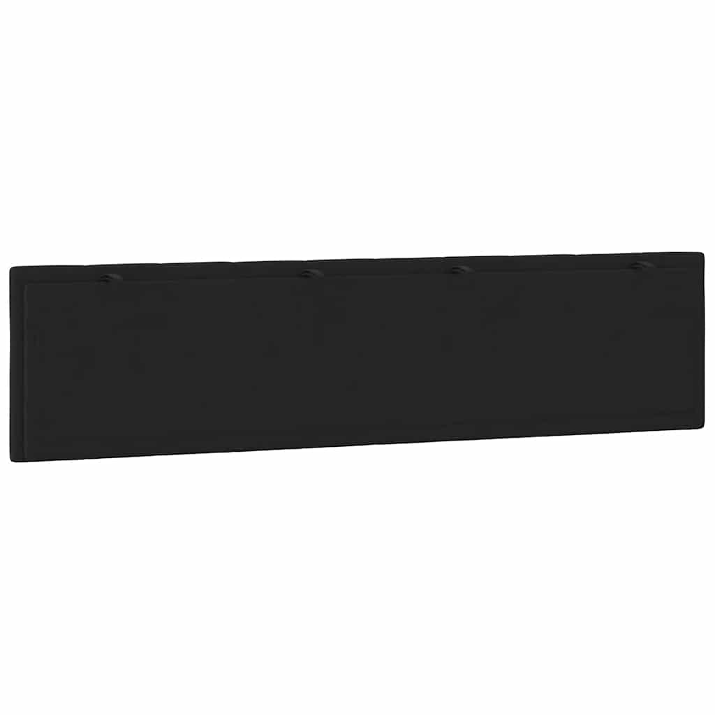 vidaXL Kopfteil-Kissen "Hanko" Schwarz 200 cm Samt