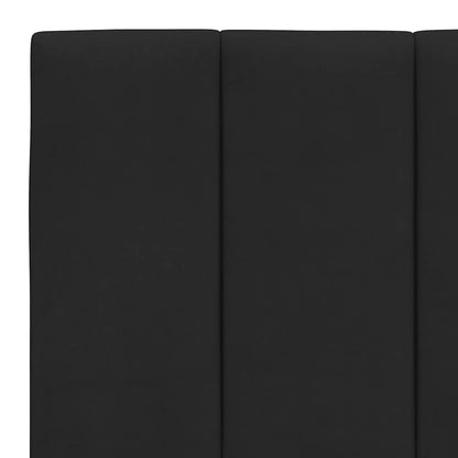 vidaXL Kopfteil-Kissen "Hanko" Schwarz 200 cm Samt
