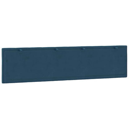 vidaXL Kopfteil-Kissen "Hanko" Blau 200 cm Samt