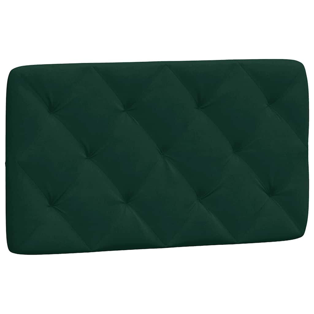 vidaXL Kopfteil-Kissen Dunkelgrün 80 cm Samt