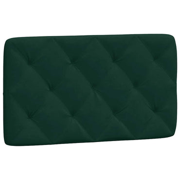 vidaXL Kopfteil-Kissen Dunkelgrün 80 cm Samt