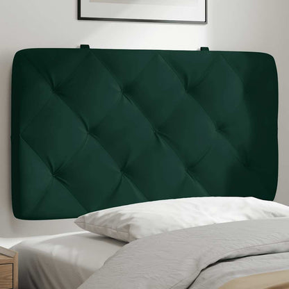 vidaXL Kopfteil-Kissen Dunkelgrün 80 cm Samt