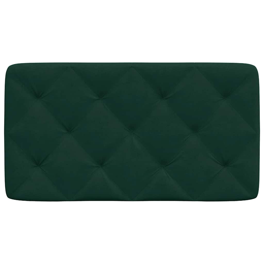 vidaXL Kopfteil-Kissen Dunkelgrün 80 cm Samt