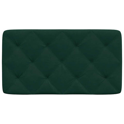 vidaXL Kopfteil-Kissen Dunkelgrün 80 cm Samt