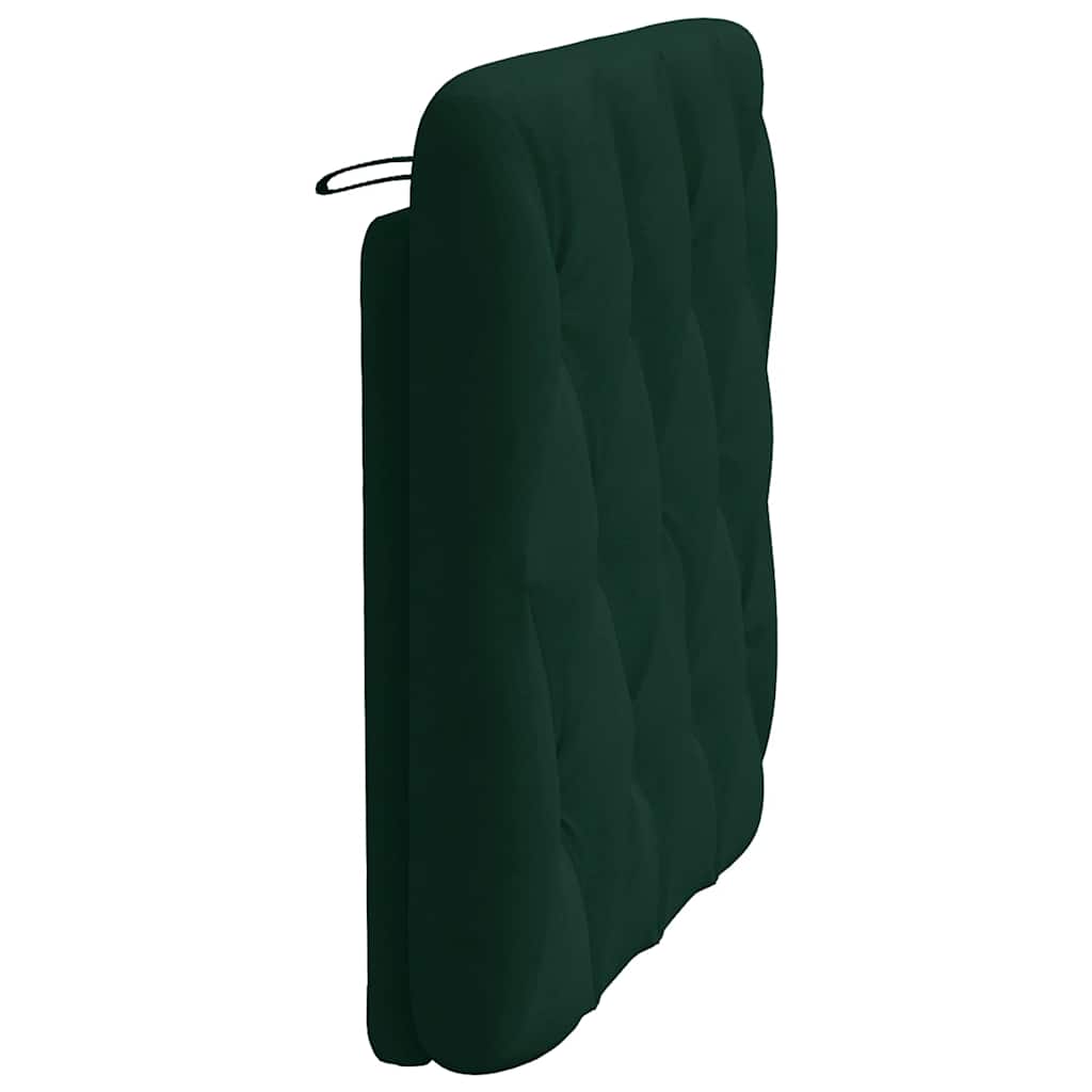 vidaXL Kopfteil-Kissen Dunkelgrün 80 cm Samt
