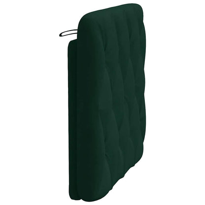 vidaXL Kopfteil-Kissen Dunkelgrün 80 cm Samt