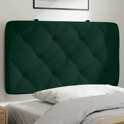 vidaXL Kopfteil-Kissen Dunkelgrün 90 cm Samt