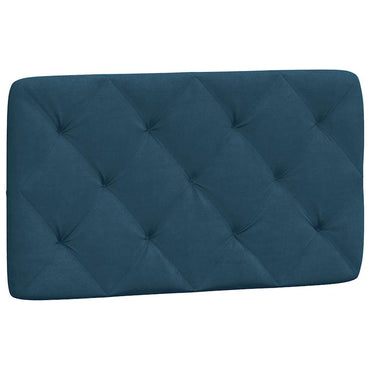 vidaXL Kopfteil-Kissen Blau 90 cm Samt