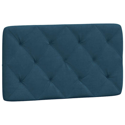 vidaXL Kopfteil-Kissen Blau 90 cm Samt
