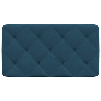vidaXL Kopfteil-Kissen Blau 90 cm Samt