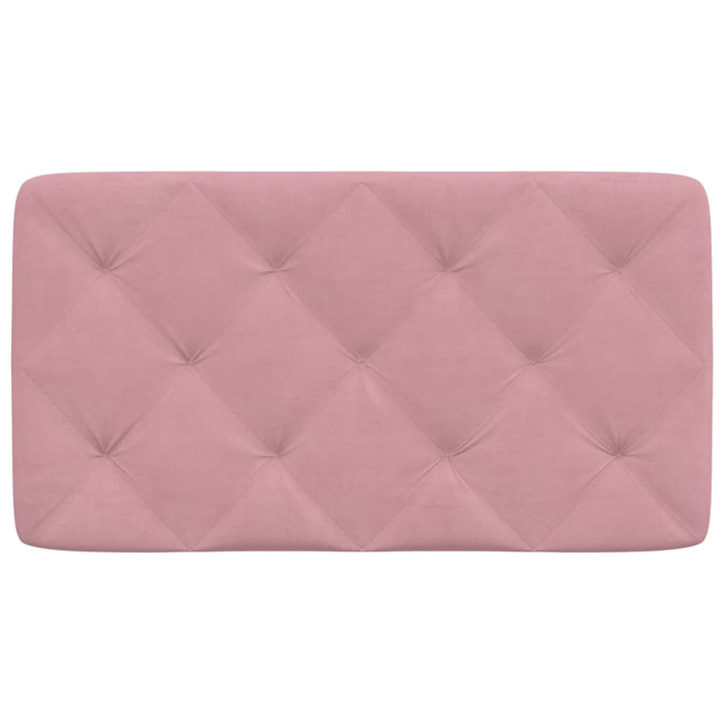 vidaXL Kopfteil-Kissen Rosa 90 cm Samt