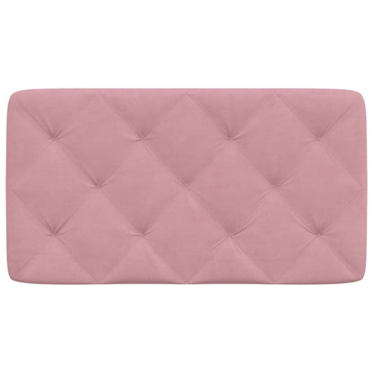 vidaXL Kopfteil-Kissen Rosa 90 cm Samt