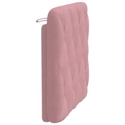 vidaXL Kopfteil-Kissen Rosa 90 cm Samt
