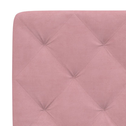 vidaXL Kopfteil-Kissen Rosa 90 cm Samt