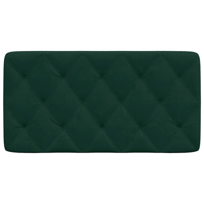 Kopfteil-Kissen Dunkelgrün 100 cm Samt